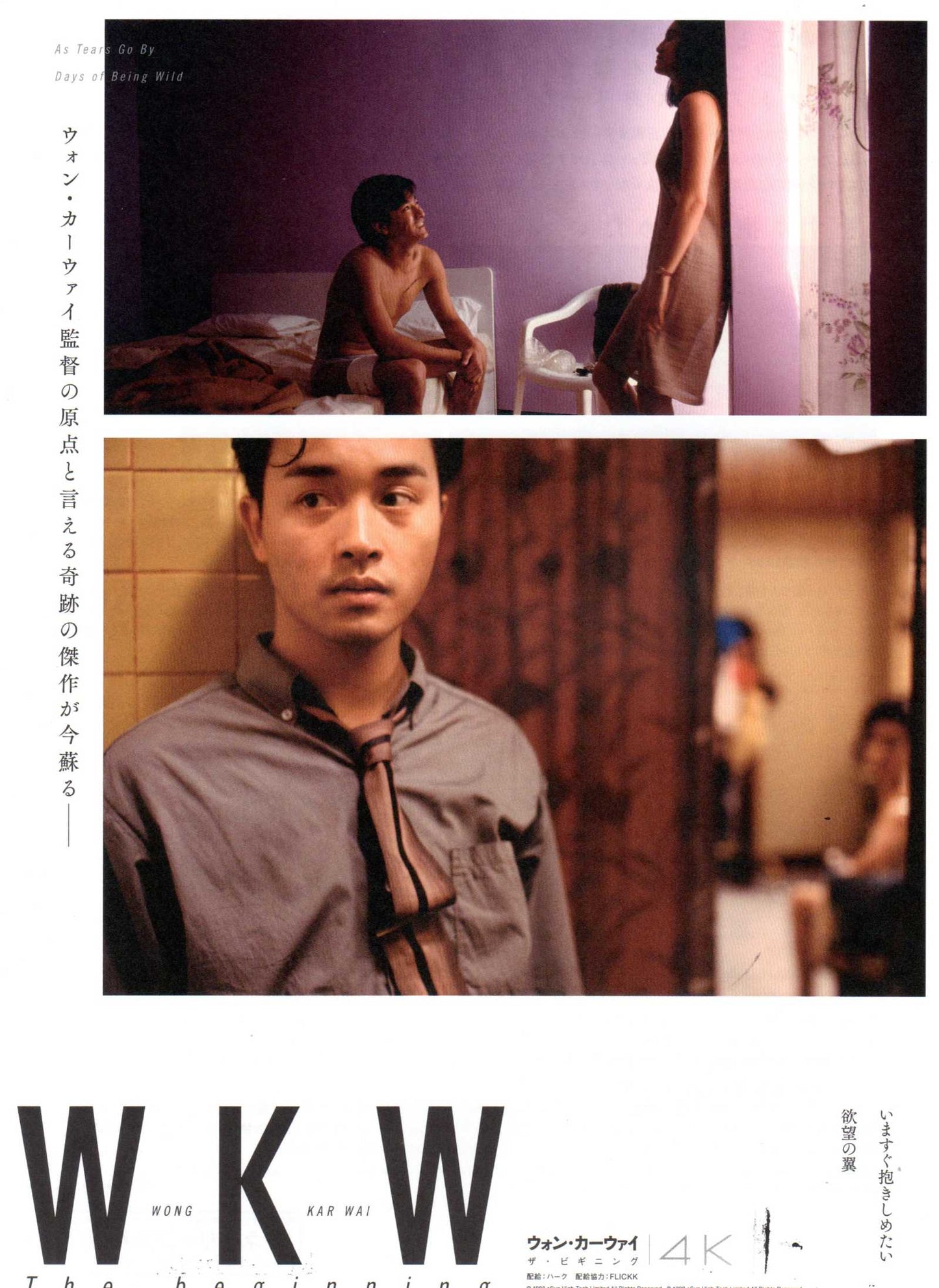 Wong Kar-Wai Retrospective Japanese Chirashi Mini Ad-Flyer Poster 2023