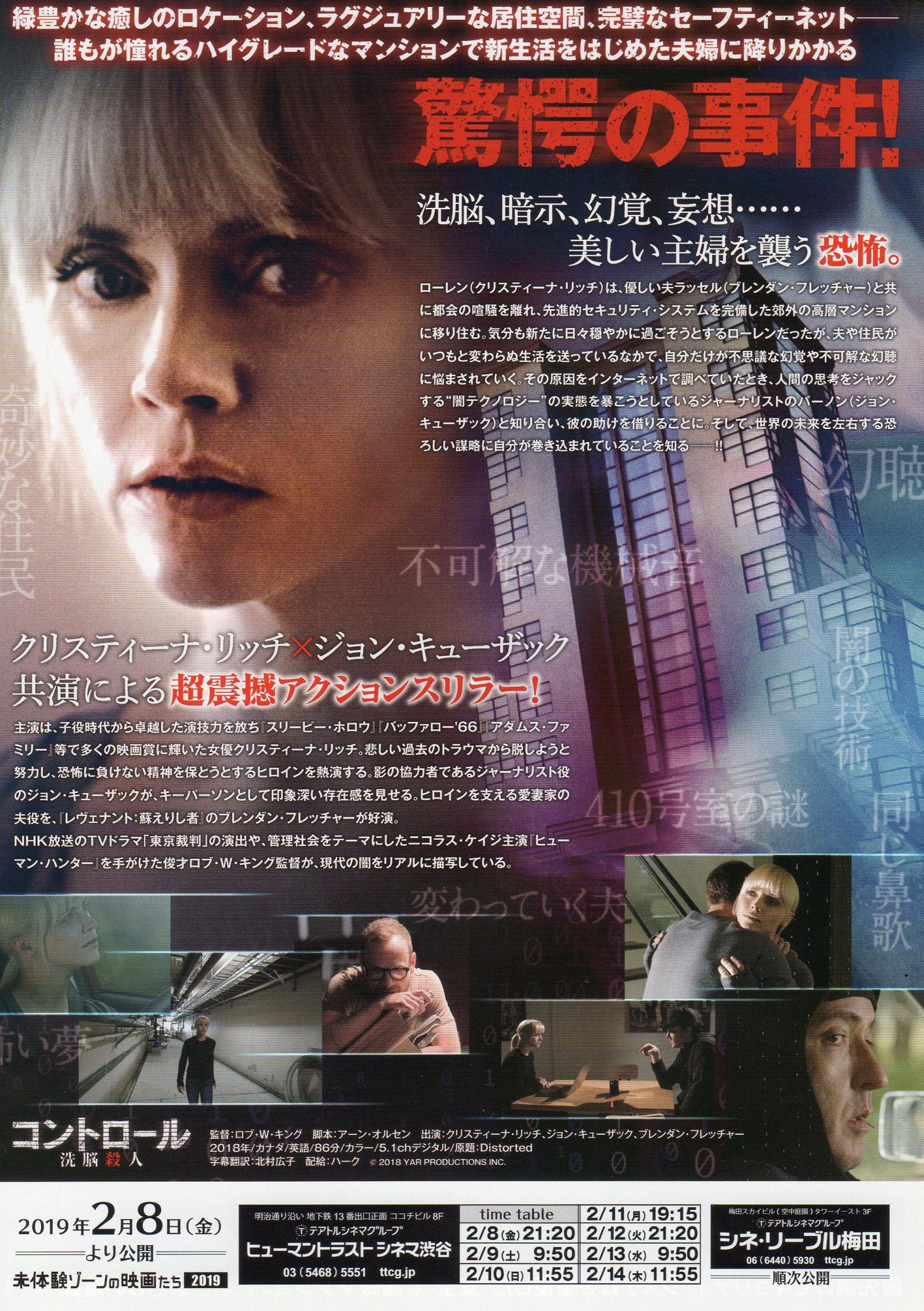 Distorted Japanese Chirashi Mini Ad-Flyer Poster 2018