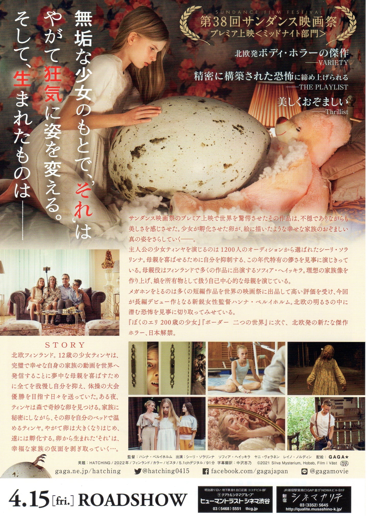 Hatching Japanese Chirashi Mini Ad-Flyer Poster 2022