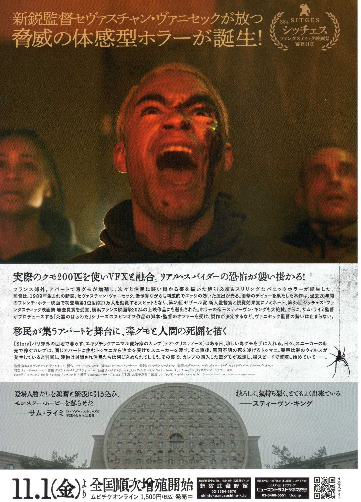 Infested Japanese Chirashi Mini Ad-Flyer Poster 2023