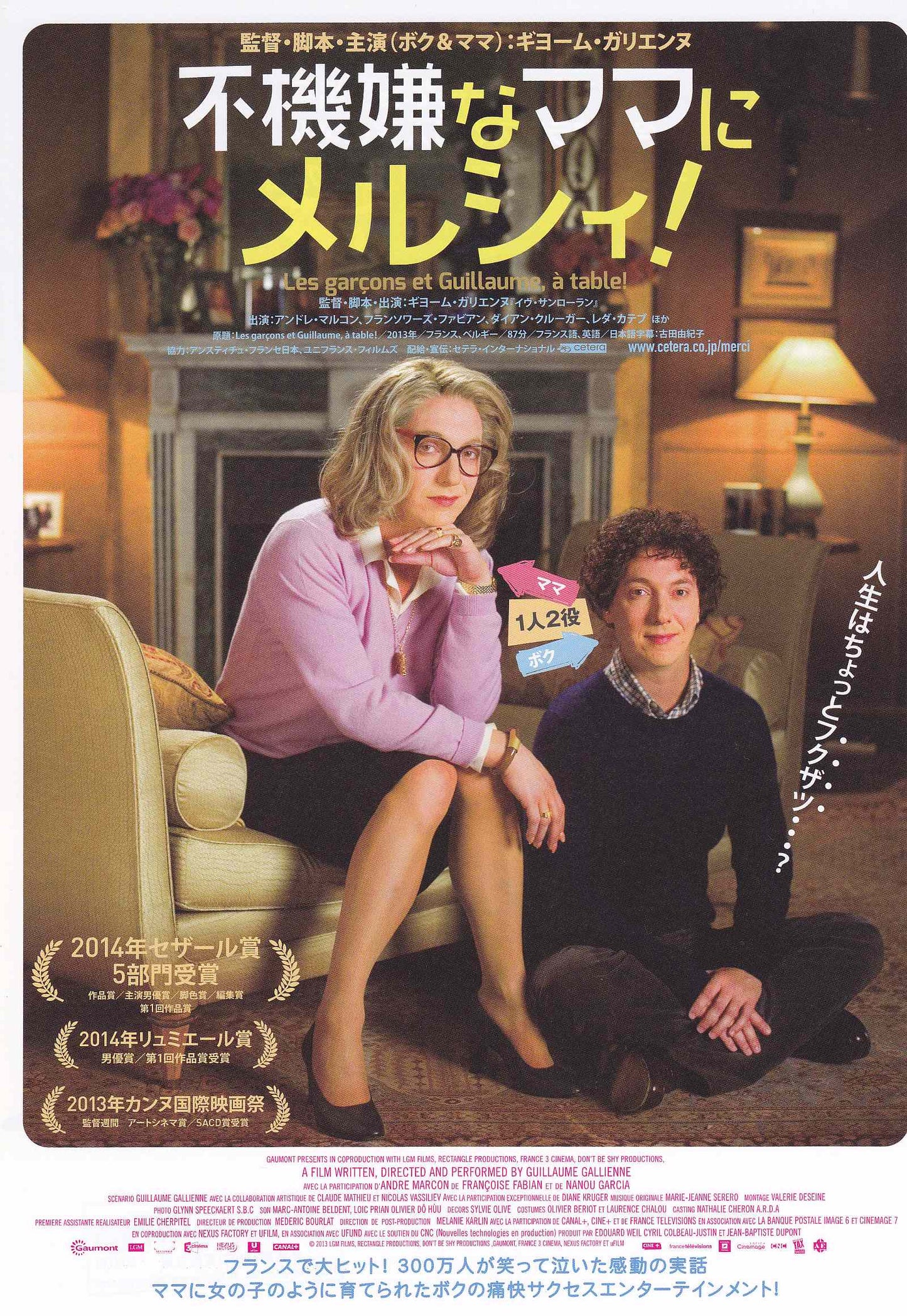 Me Myself And Mum Japanese Chirashi Mini Ad-Flyer Poster 2013