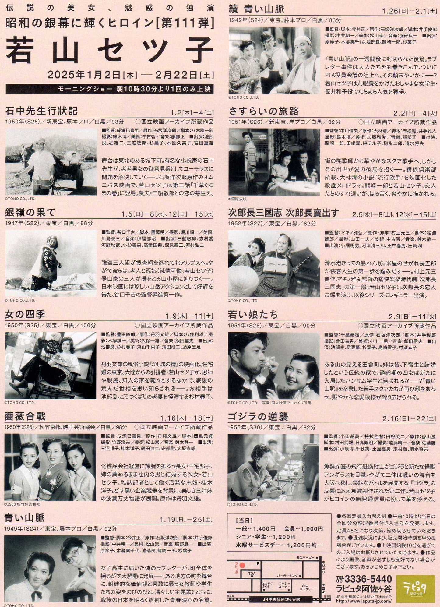 Setsuko Wakayama Retrospective Japanese Chirashi Mini Ad-Flyer Poster 2025