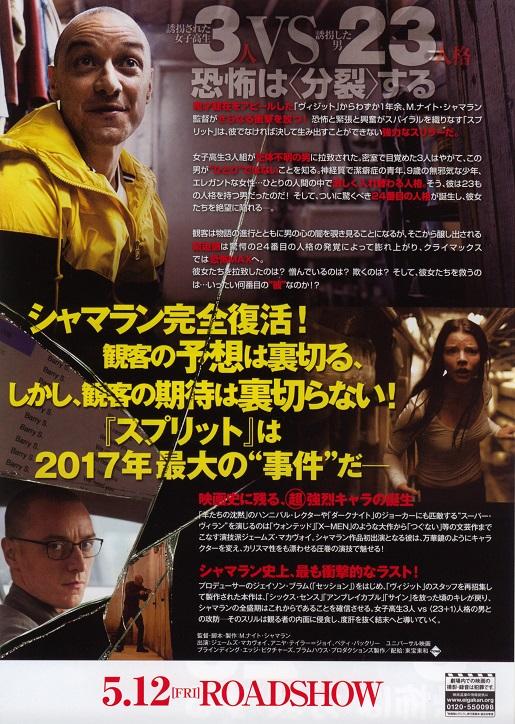Split Japanese Chirashi Mini Ad-Flyer Poster 2016