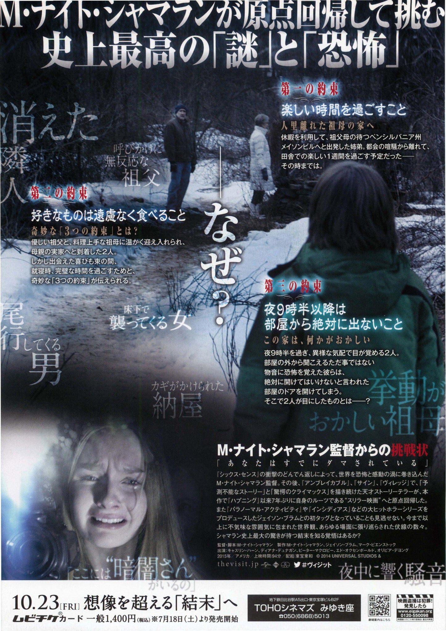 The Visit Japanese Chirashi Mini Ad-Flyer Poster 2015