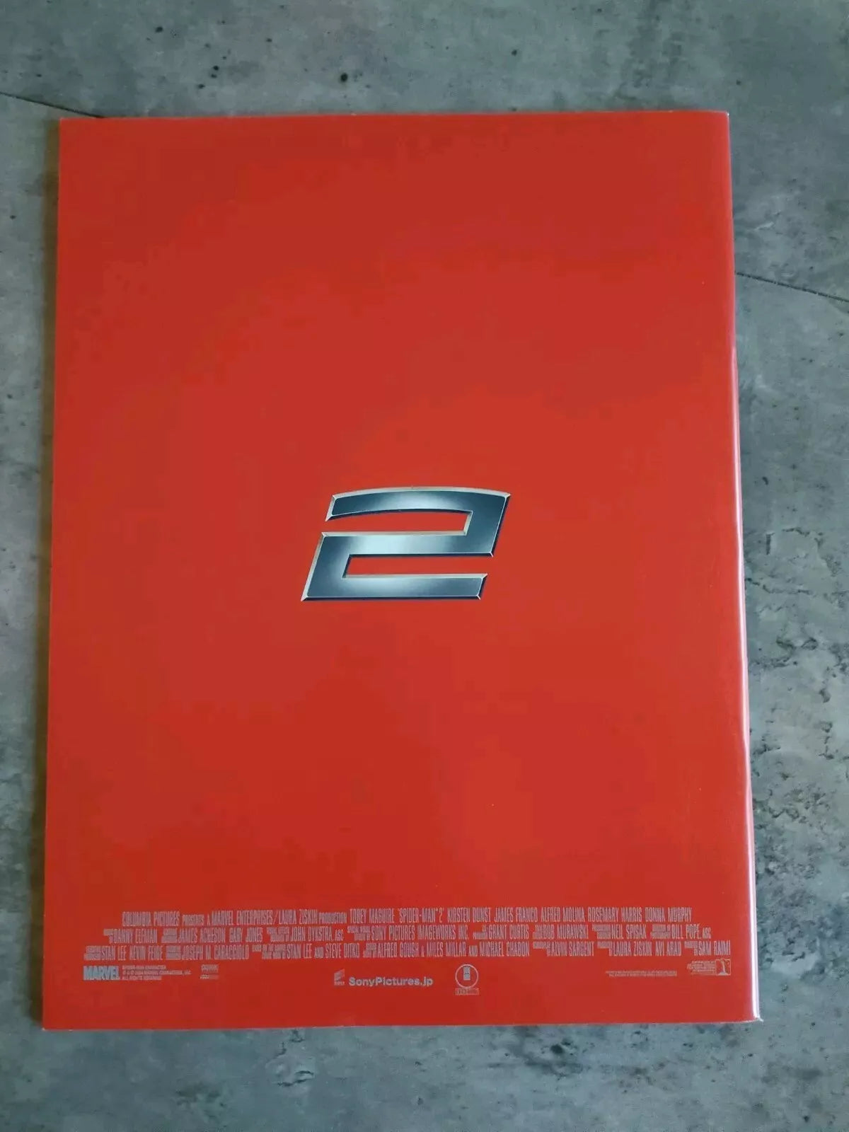 Spider-Man 2 Japanese Movie Program Pamphlet 2004 Marvel