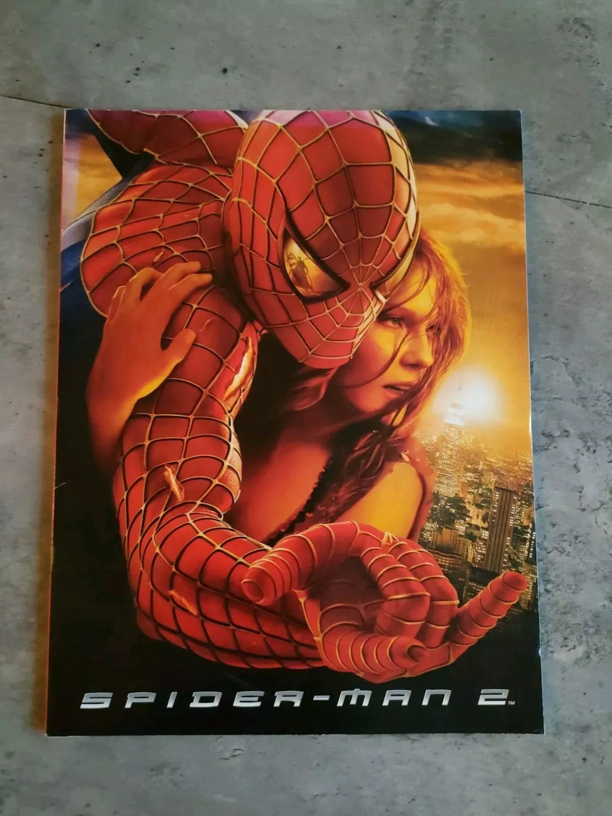Spider-Man 2 Japanese Movie Program Pamphlet 2004 Marvel