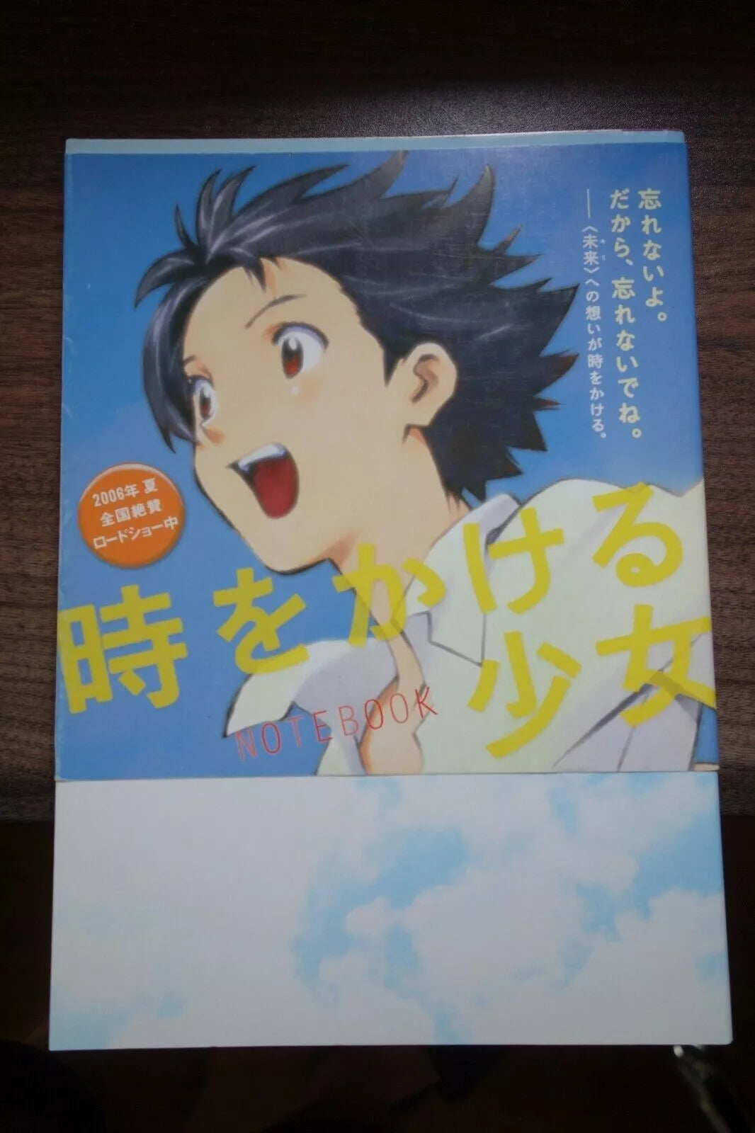 Girl Who Leapt Through Time Japanese Anime Movie Program Pamphlet 2006
