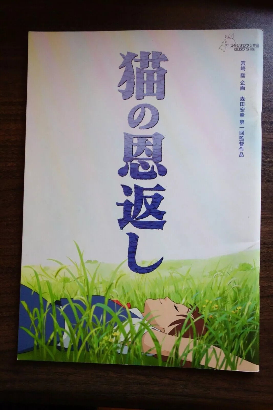 The Cat Returns Ghiblies Japanese Anime Movie Program Pamphlet 2002 Ghibli