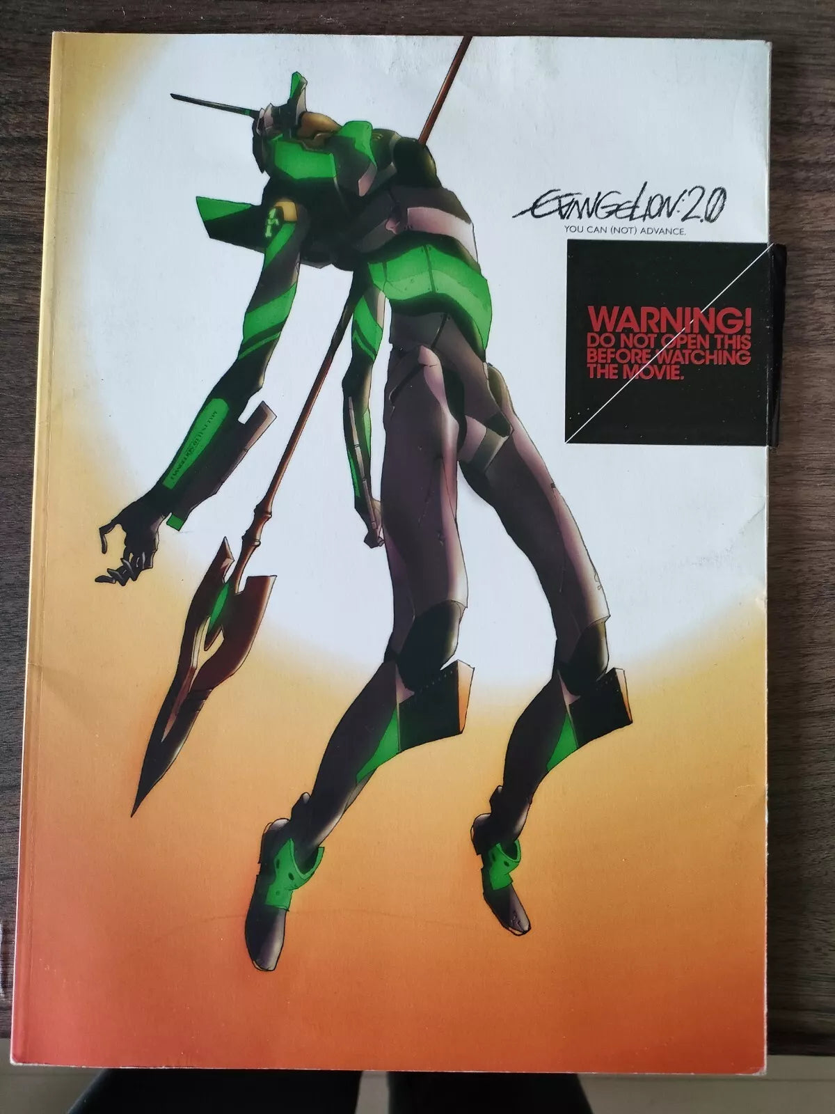 Evangelion 2.0 You Can (Not) Advance Japanese Anime Movie Program Pamphlet 2009