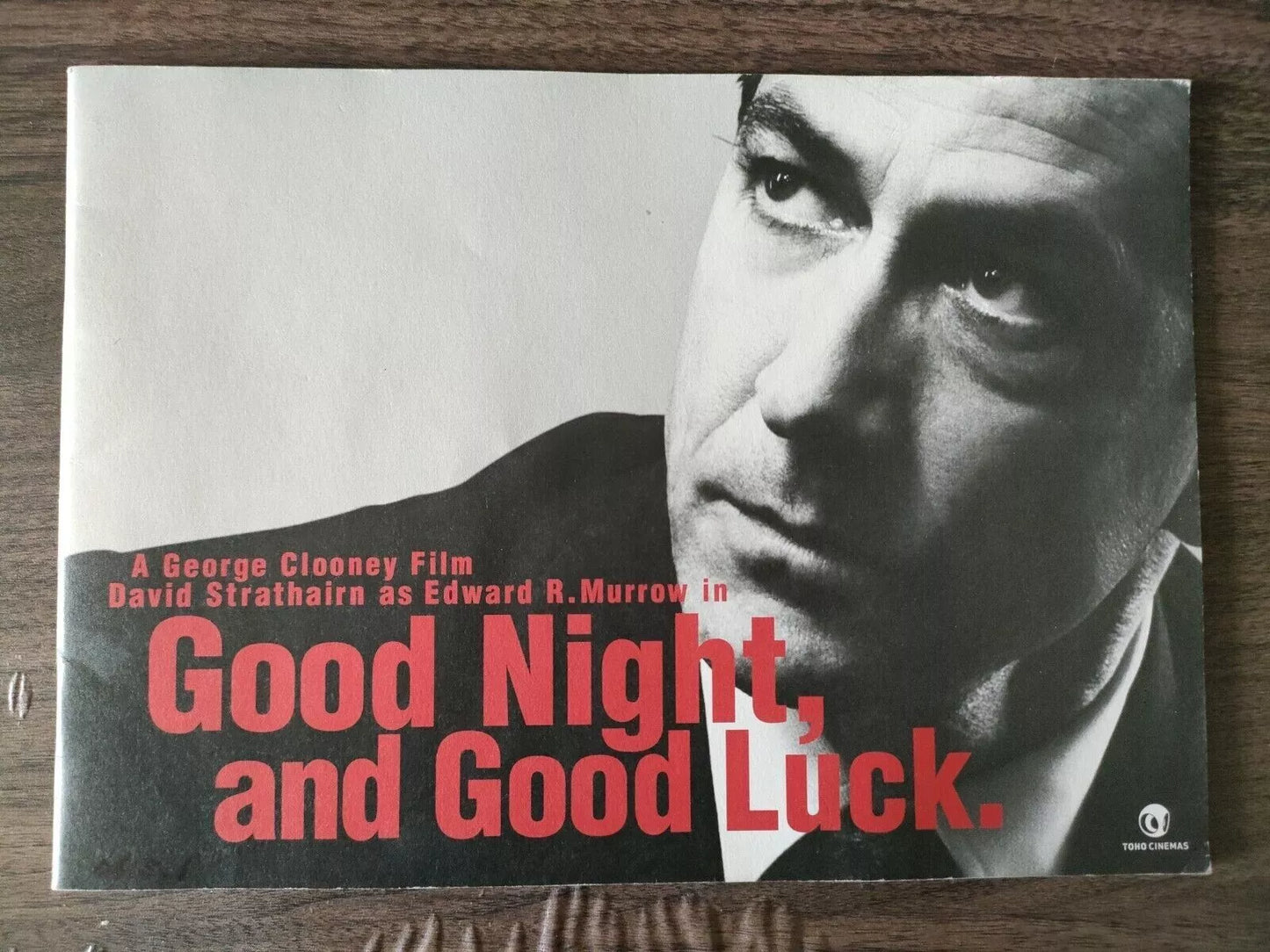 Good Night And Good Luck Japanese Movie Program Pamphlet 2005