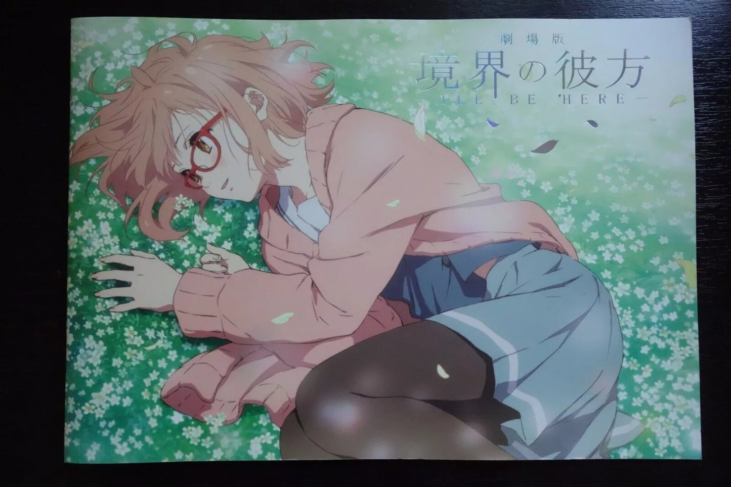 Beyond The Boundaries Japanese Anime Movie Program Pamphlet 2015