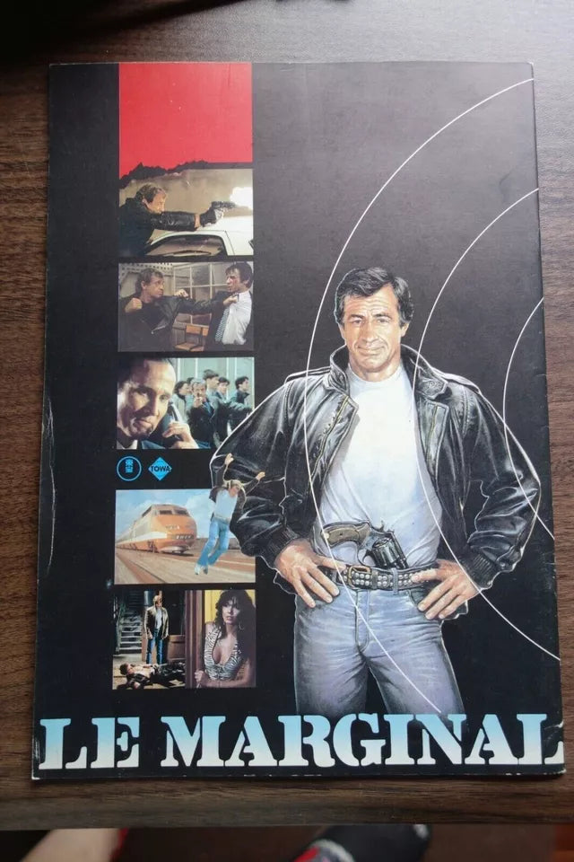 Le Marginal Japanese Film Movie Program Pamphlet 1983 Belmondo