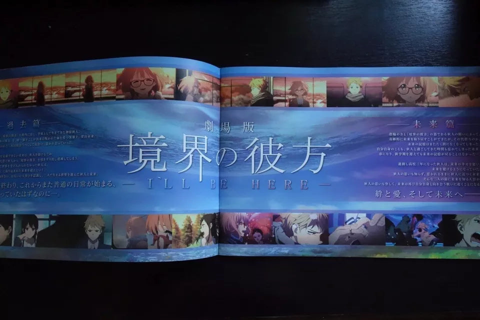 Beyond The Boundaries Japanese Anime Movie Program Pamphlet 2015