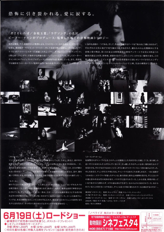 3 Extremes Japanese Chirashi Mini Ad-Flyer Poster 2002