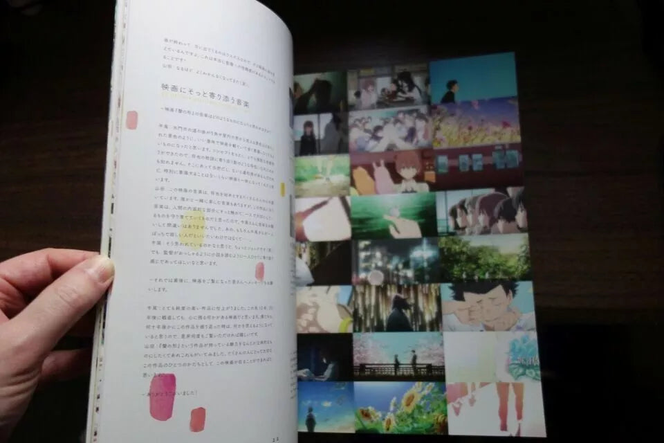 A Silent Voice Japanese Anime Movie Program Pamphlet 2016