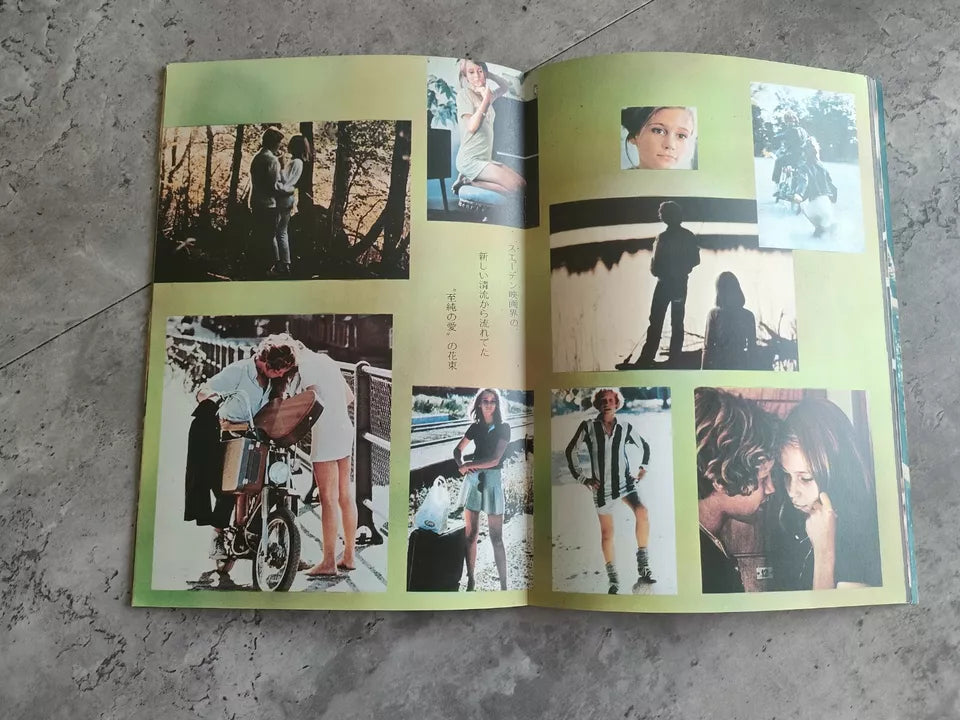 A Swedish Love Story Japanese Movie Program Pamphlet 1970