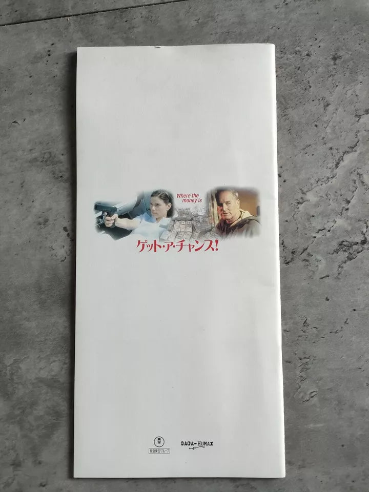 Where The Money Is Japanese Movie Program Pamphlet 2000