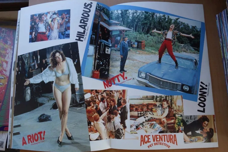 Ace Ventura Pet Detective Japanese Movie Program Pamphlet 1994