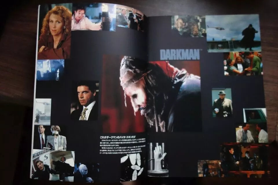 Darkman Japanese Movie Program Pamphlet 1990 Sam Raimi