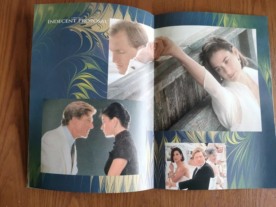 Indecent Proposal Japanese Movie Program Pamphlet 1993