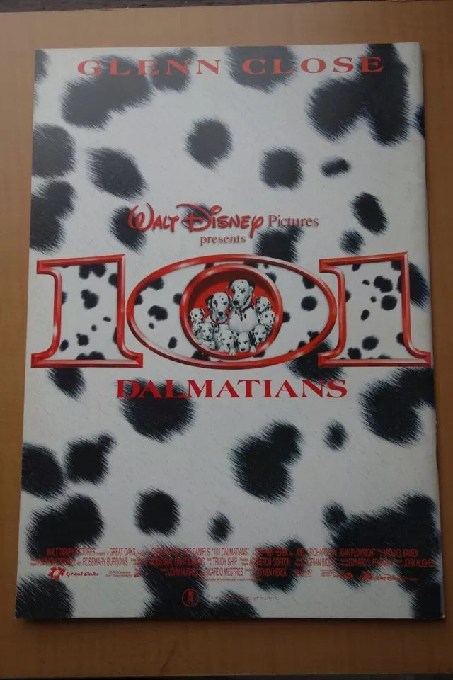 101 Dalmatians Japanese Movie Program Pamphlet 1996