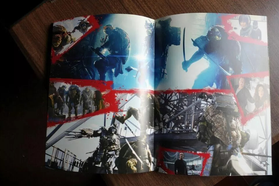Teenage Mutant Ninja Turtles Japanese Anime Film Movie Program Pamphlet 2014
