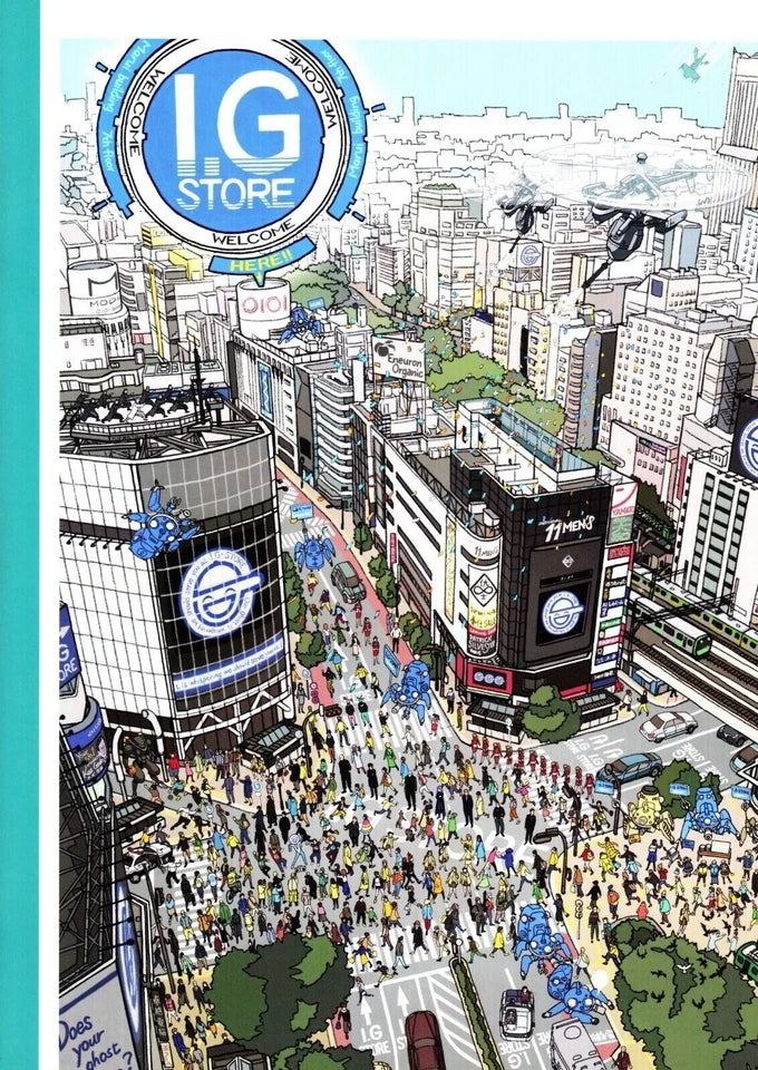 Ghost In The Shell Vr Headset Ad Japanese Chirashi Mini Ad-Flyer Poster 2017 A4