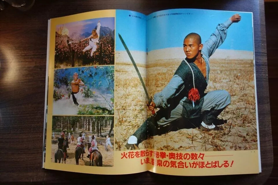 The Shaolin Temple Japanese Film Movie Program Pamphlet 1982