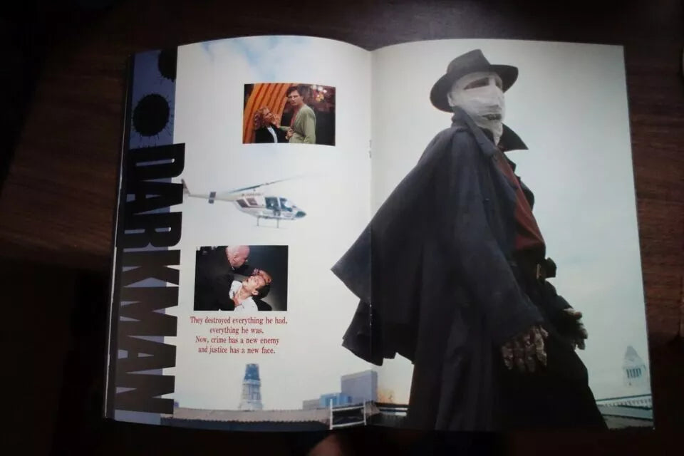 Darkman Japanese Movie Program Pamphlet 1990 Sam Raimi
