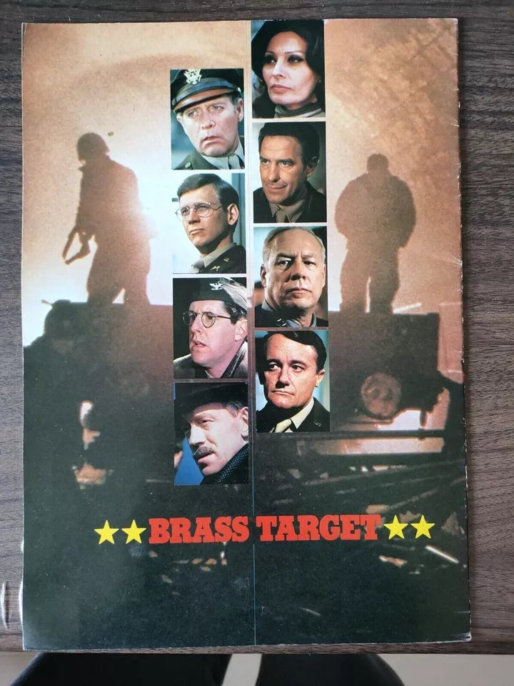 Brass Target Japanese Movie Program Pamphlet 1978