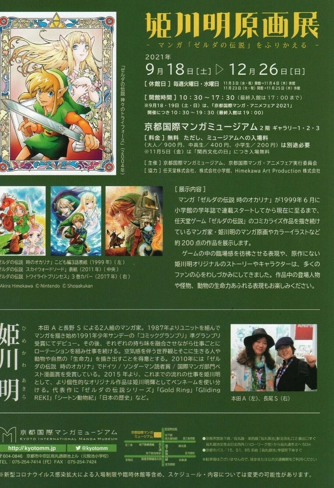 The Legend of Zelda Japanese Anime Chirashi Mini Ad-Flyer Poster 2021 A4 Akira