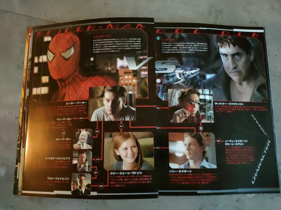 Spider-Man 2 Japanese Movie Program Pamphlet 2004 Marvel