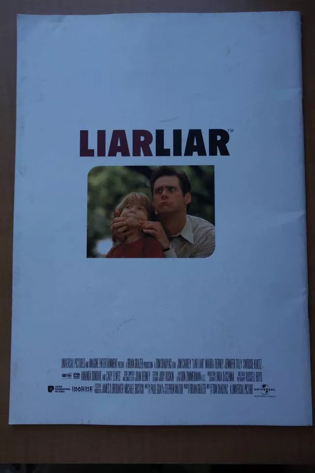 Liar Liar Japanese Movie Program Pamphlet 1997