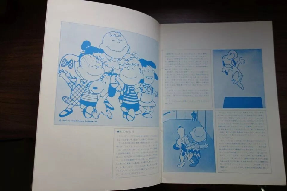 A Boy Named Charlie Japanese Anime Movie Program Pamphlet 1969 Snoopy