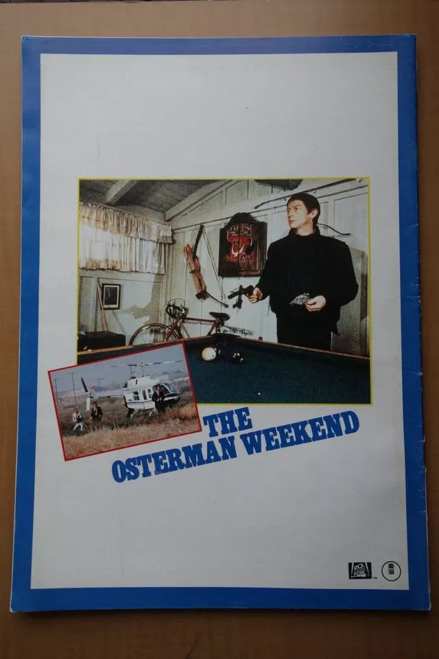 The Osterman Weekend Japanese Movie Program Pamphlet 1983