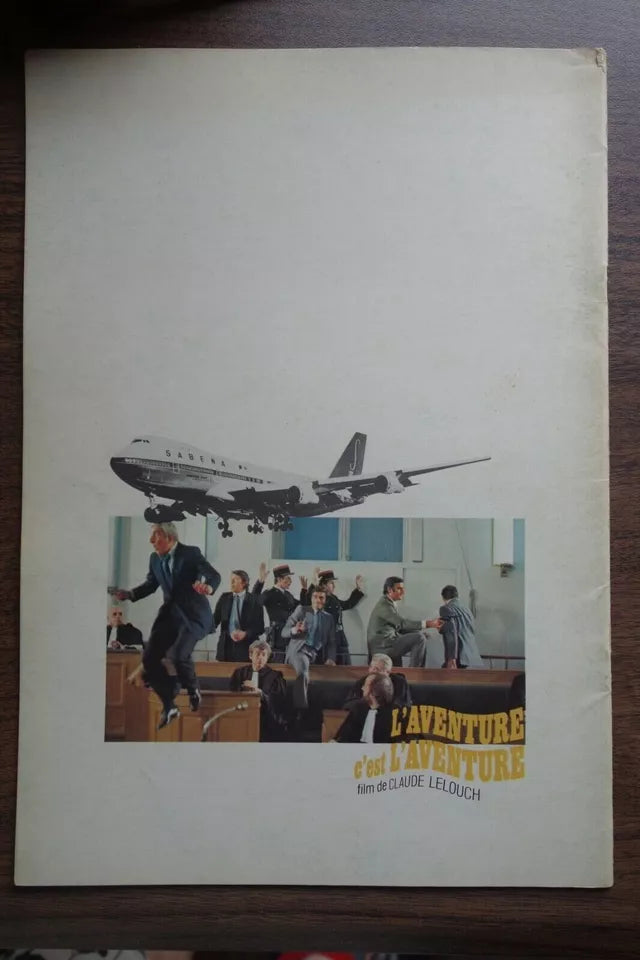 Money Money Money Japanese Film Movie Program Pamphlet 1972 Lelouch