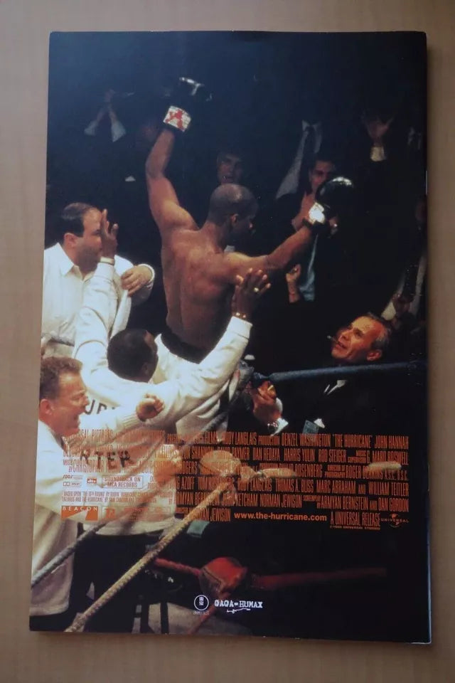 The Hurricane Japanese Movie Program Pamphlet 1999