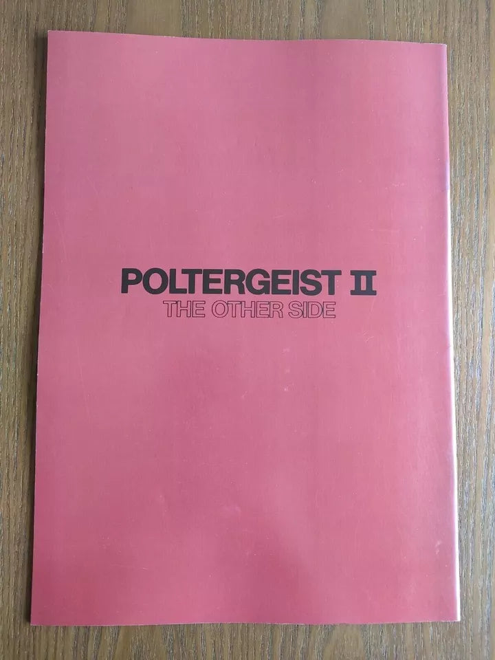 Poltergeist 2 Japanese Movie Program Pamphlet 1986