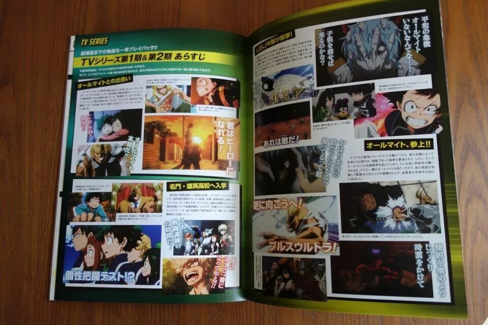 My Hero Two Heroes Academia Japanese Anime Movie Program Pamphlet 2018