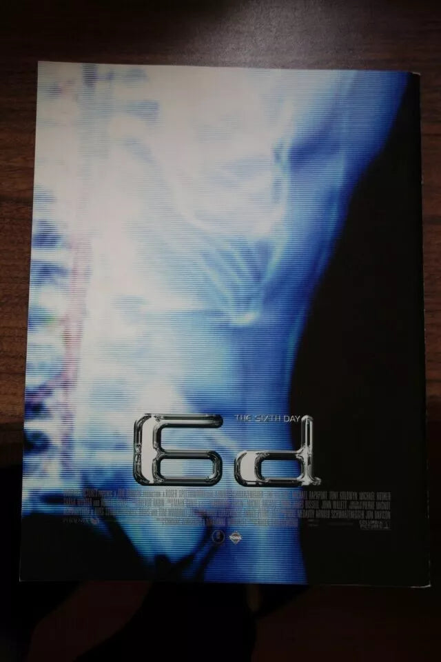 The Sixth Day Japanese Movie Program Pamphlet 2000
