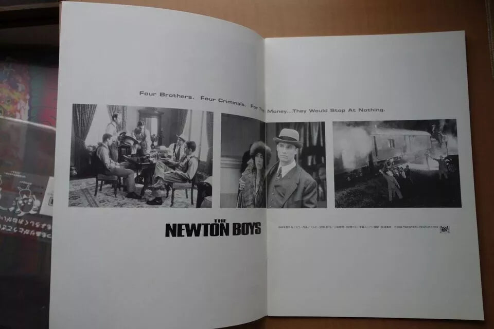 The Newton Boys Japanese Movie Program Pamphlet 1998