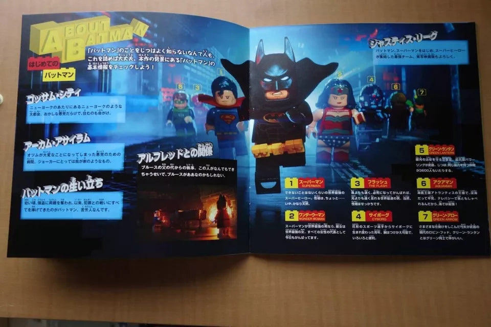 The Lego Batman Movie Japanese Anime Movie Program Pamphlet 2017 Animation