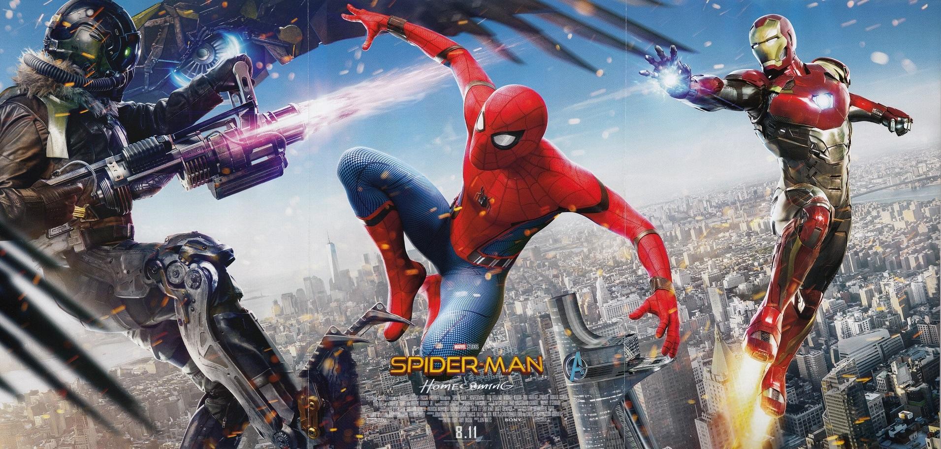 Spider-Man Homecoming Japanese Chirashi Mini Ad-Flyer Poster 2017 6 pages