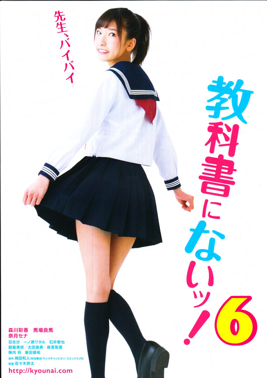 Kyokasho Ni Nai 6 Japanese Chirashi Mini Ad-Flyer Poster 2019