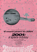 2001 A Space Odyssey Japanese Chirashi Mini Ad-Flyer Poster 1968R Kubrick