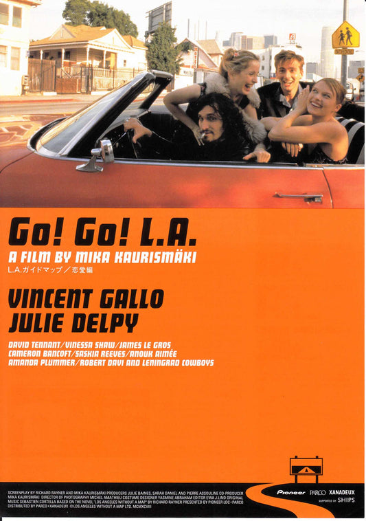 L.A Without A Map Japanese Chirashi Mini Ad-Flyer Poster 1998 B