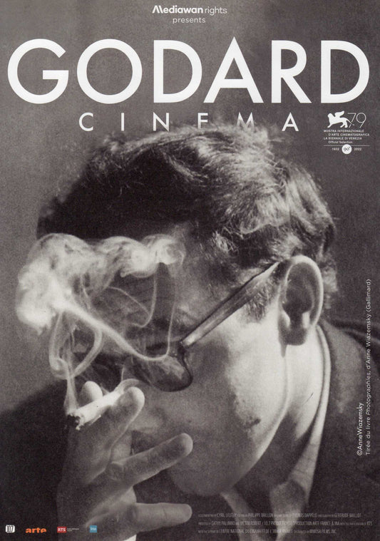 Godard Seul Le Cinema Japanese Chirashi Mini Ad-Flyer Poster 2022 A