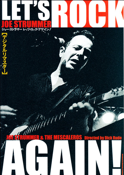 Joe Strummer Let's Rock Again Japanese Chirashi Mini Ad-Flyer Poster 2004R