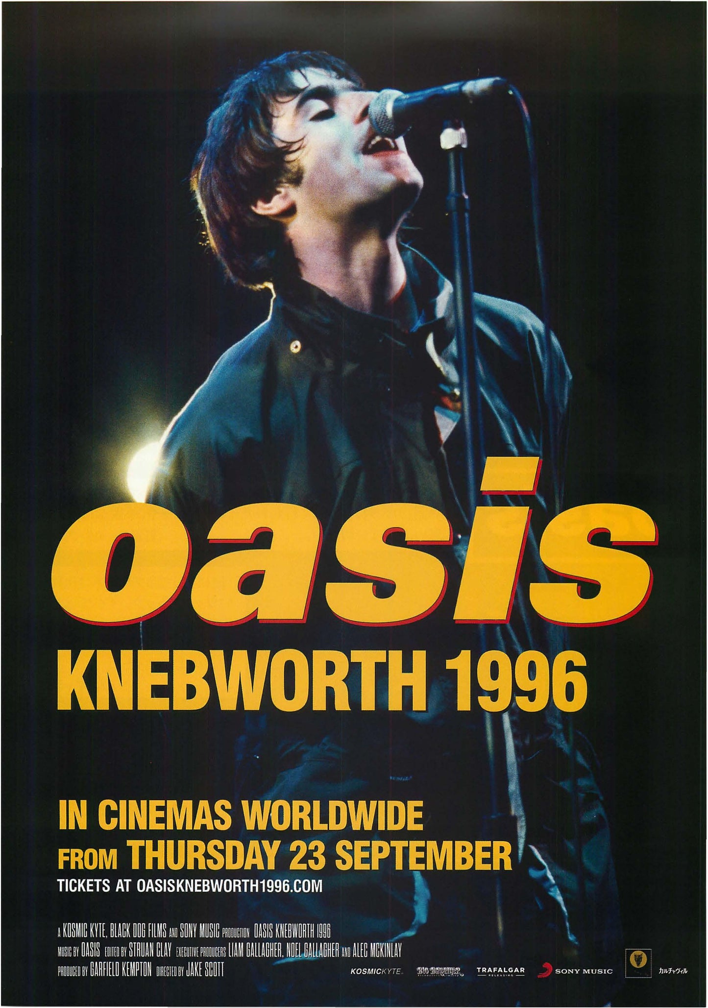 Oasis Knebworth 1996 Japanese Chirashi Mini Ad-Flyer Poster 2021