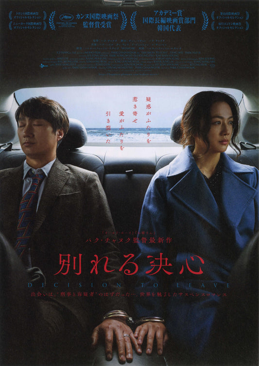 Decision To Leave Japanese Chirashi Mini Ad-Flyer Poster 2022 Park Chan-Wook